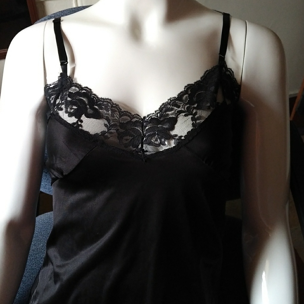Black Lace Lingerie Slip | size S or 34
